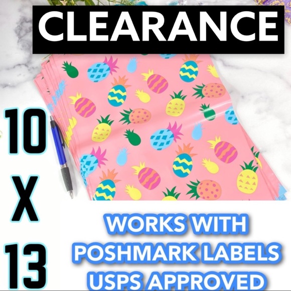 Other - 25 10X13 Crazy Pineapple Mailers Clearance